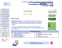 Tablet Screenshot of economicas-online.com